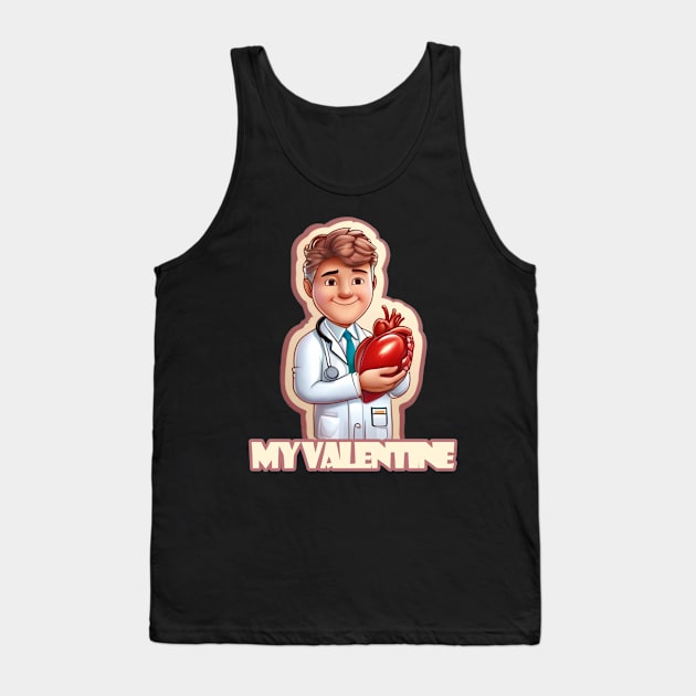 Medicine is my Valentine Tank Top by MedicineIsHard